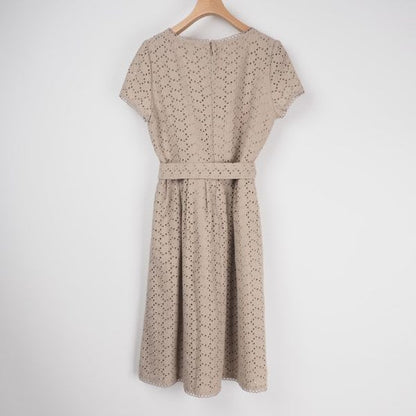 コットンレースワンピース