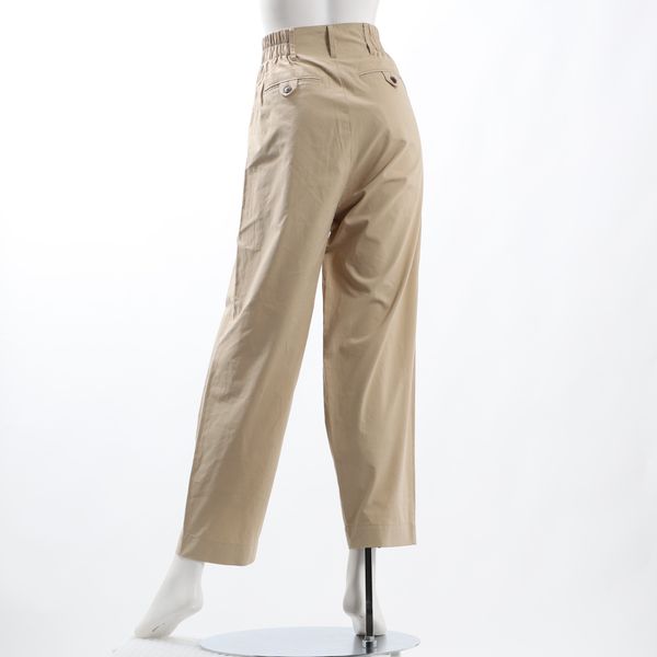 タック入りハイウエストパンツ