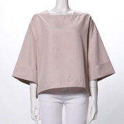 ゆったりシルエットスクエアネックブラウス