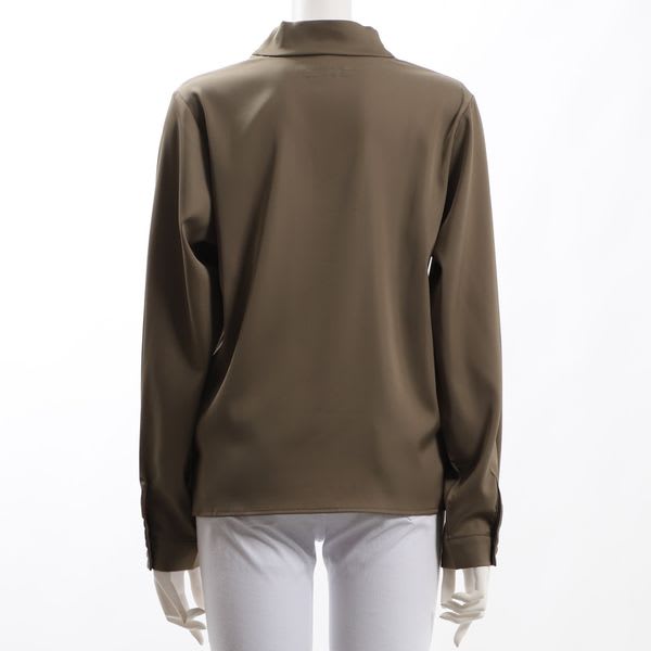 Vネックブラウス