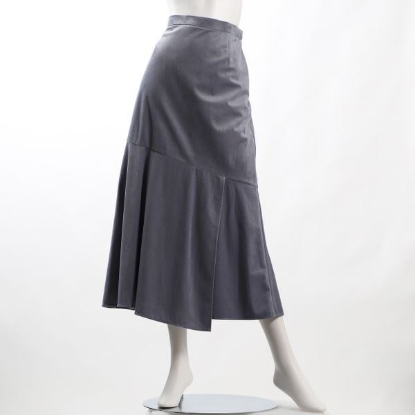 ミディコールアシンメトリースカート