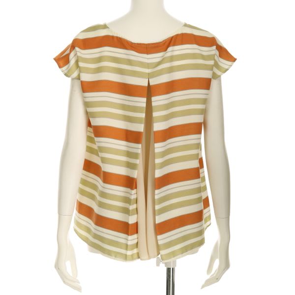 カラーボーダーブラウス