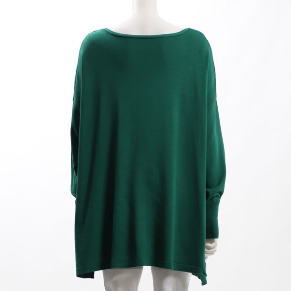 ドロップショルダーバンブーニット