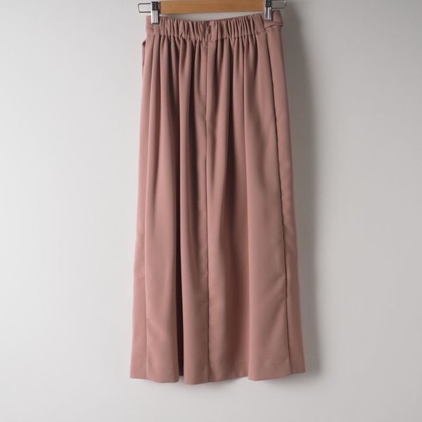 ダブルミディ丈デザインタイトスカート