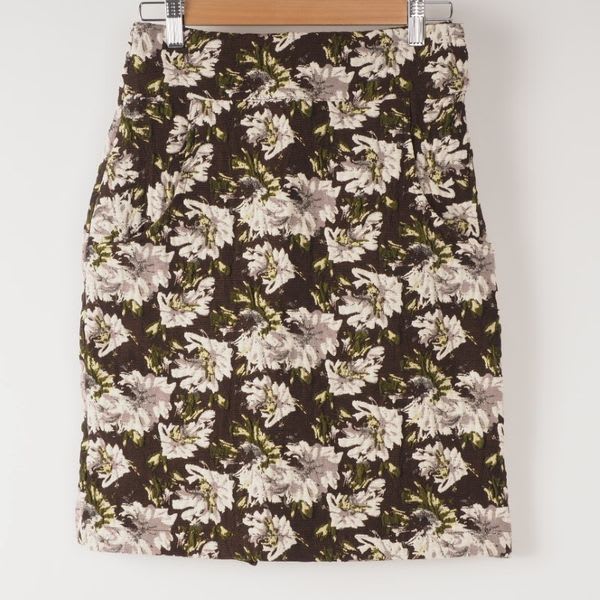 花柄タイトスカート