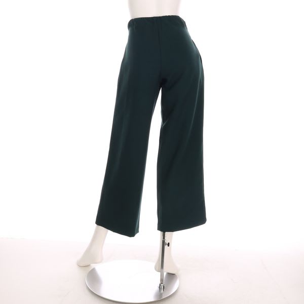 ウエストベルト付きワイドパンツ