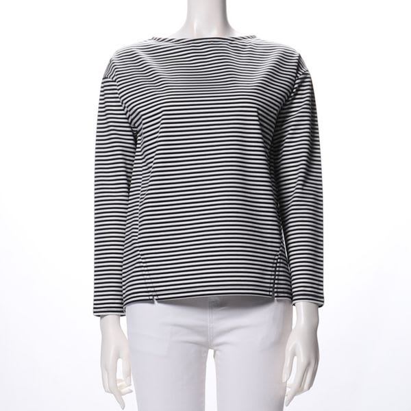 ボーダーバックテールカットソー