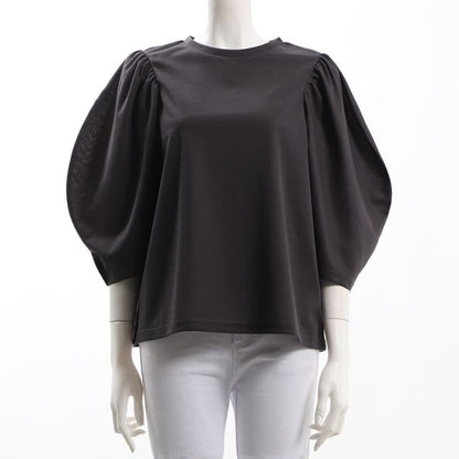 ギャザースリーブカットソー