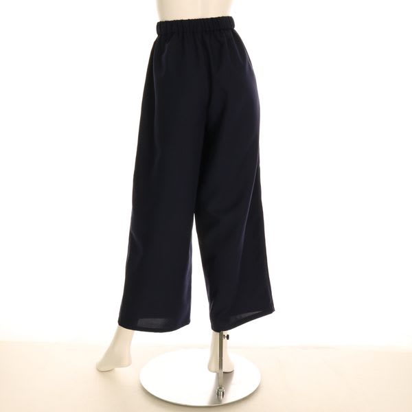 ベルトボタンデザインワイドパンツ