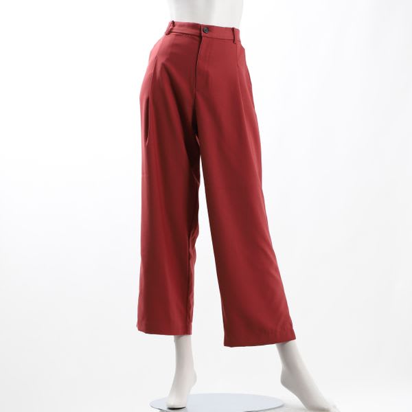 バックゴムストレートパンツ