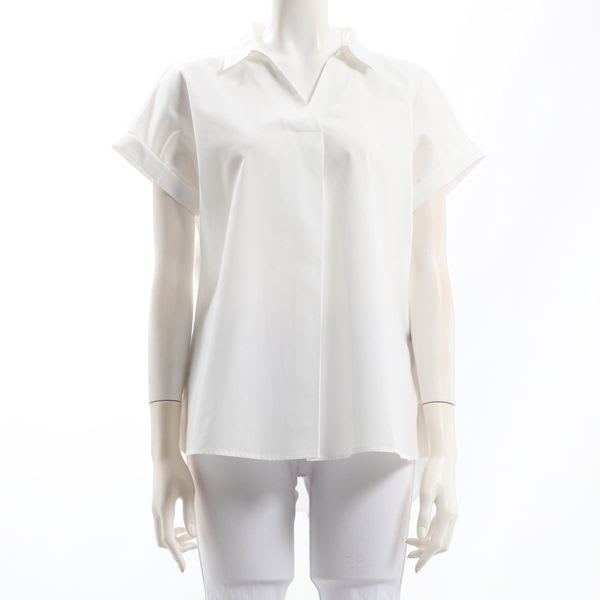 シンプルシャツカラートップス