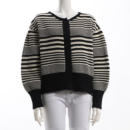 ふんわりお袖ニットカーディガン