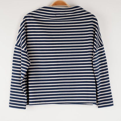 ボトルネックカットソー