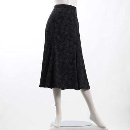 ドビーランダムドットマーメイドスカート