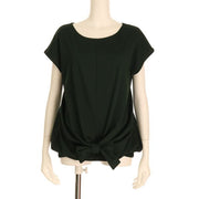 裾前結びデザインカットソー