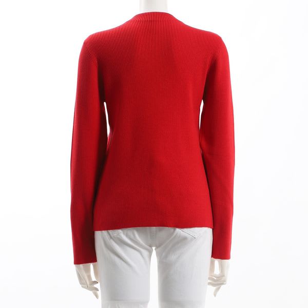 襟元リブニット