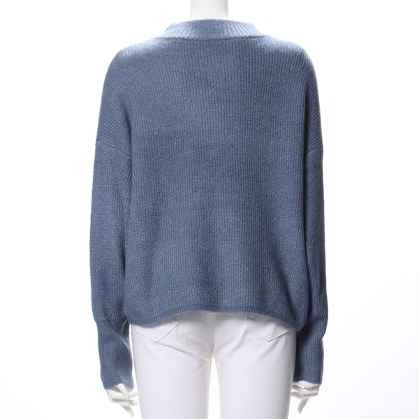 ドロップショルダーオフネックニット