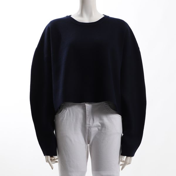 ハイゲージクルーネックニット