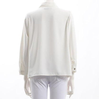 ボウタイ風デザインブラウス