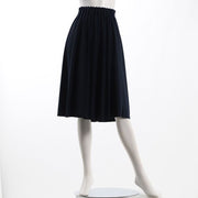 ウエストゴムギャザーフレアスカート