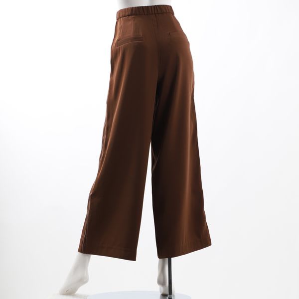 サイドテープ装飾スポーティーワイドパンツ