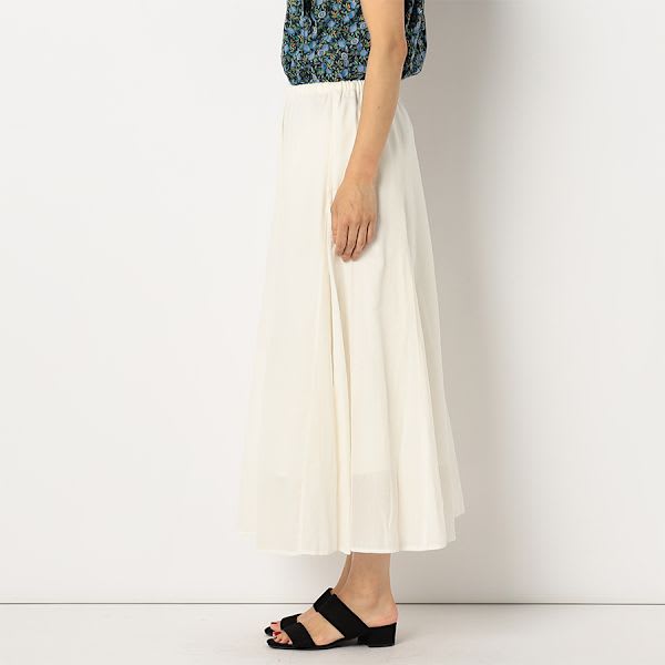 空羽ボイルギャザーロングスカート
