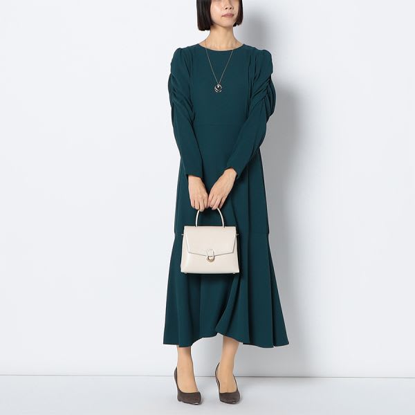 パワショルデザインマーメイド切り替えワンピース