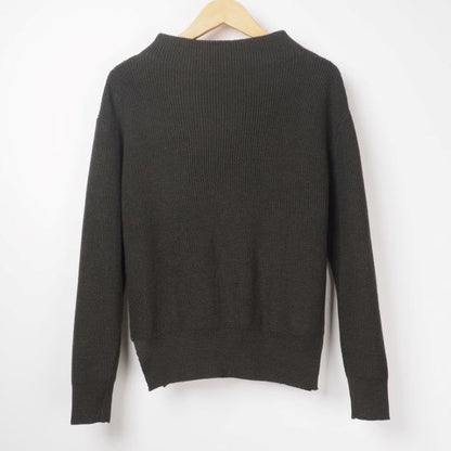 オフネックシンプルニット