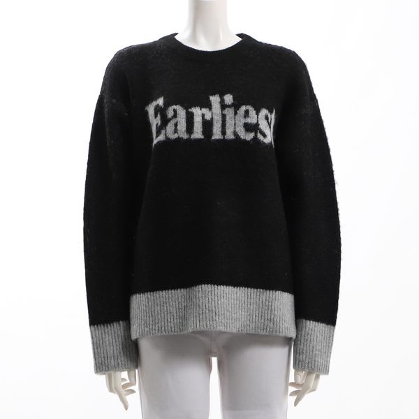 ロゴニットプルオーバー