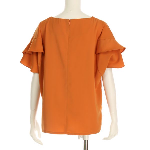 ティアードスリーブフリルブラウス