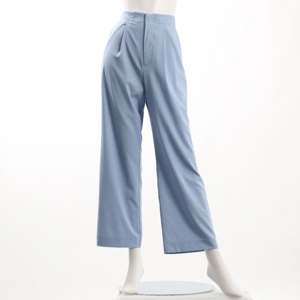 シンプルシルエットワイドパンツ