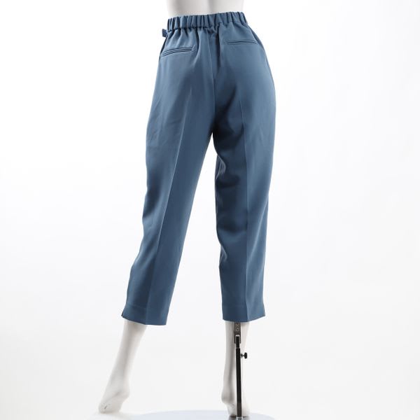 ベルト付きポケットテーパードパンツ