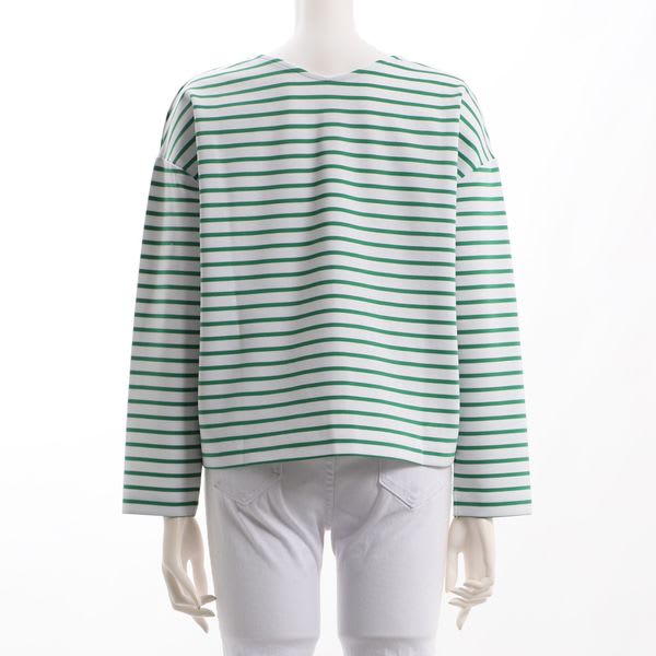 ドロップショルダーボーダーカットソー