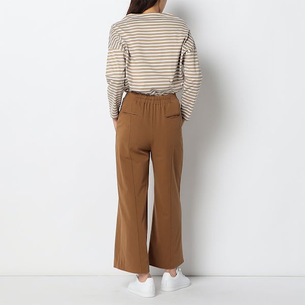 バックゴムデザインワイドパンツ