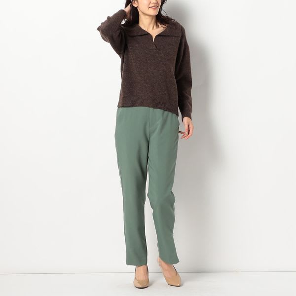 バックゴムテーパードパンツ