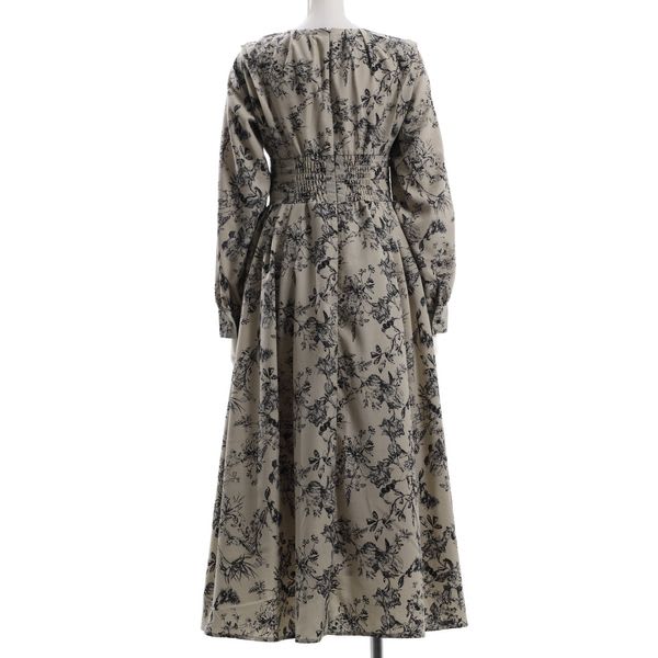 花柄カシュクールデザインワンピース