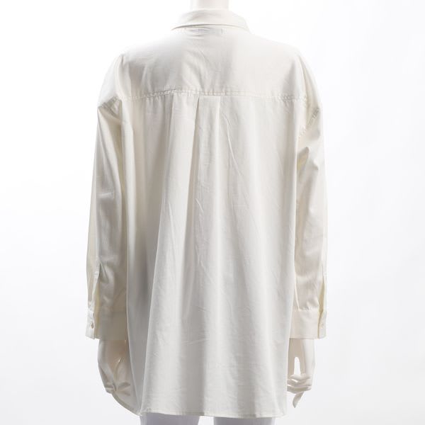 オーバーシルエット前開きシャツ