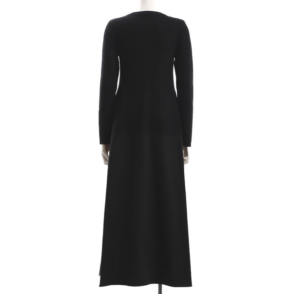 異素材切り替えワンピース