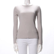 シンプルリブニット