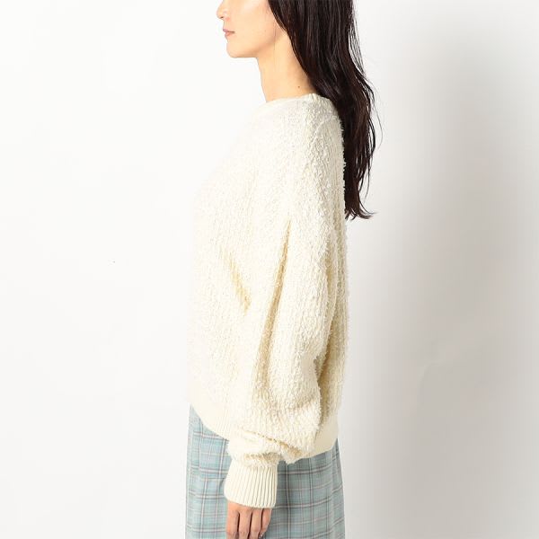 ツイード風ニット