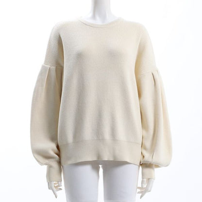 ボリュームスリーブニット