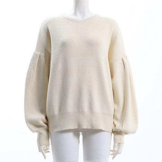 ボリュームスリーブニット