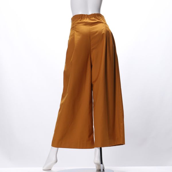 フロントボタンデザインハイウエストパンツ