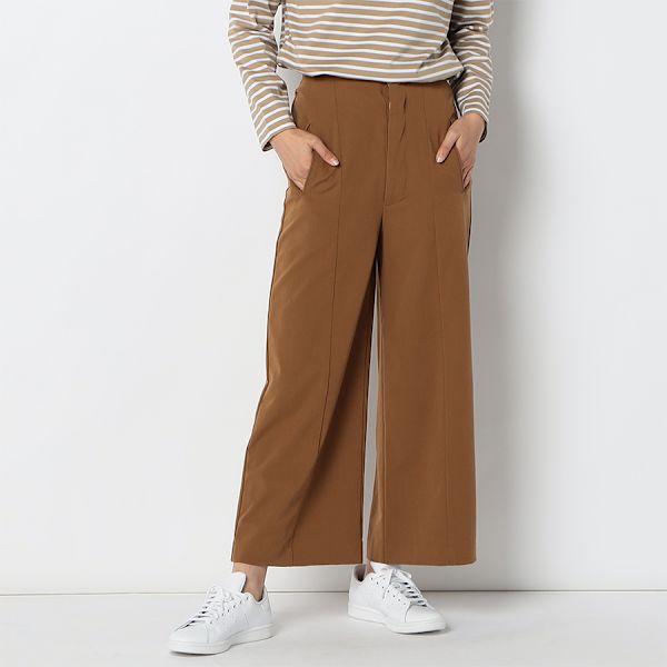 バックゴムデザインワイドパンツ