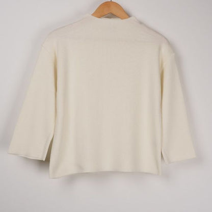 ボトルネックニット