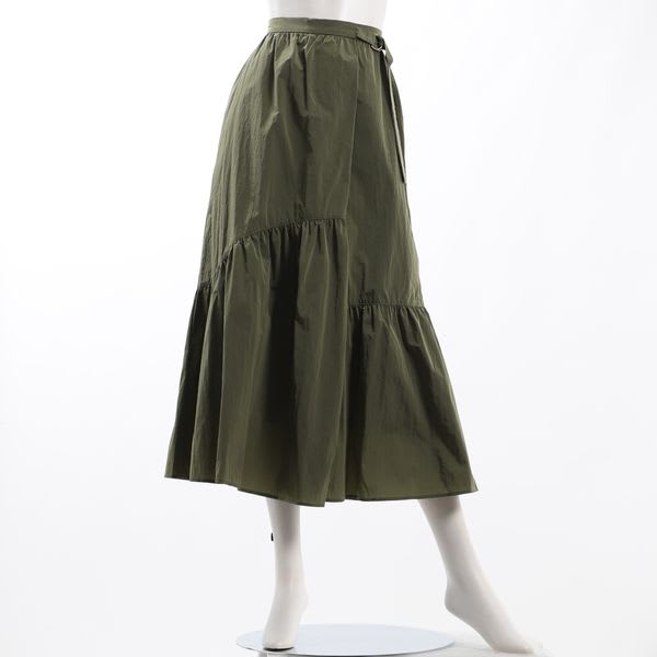 ナイロンシャンブレーラップ風スカート