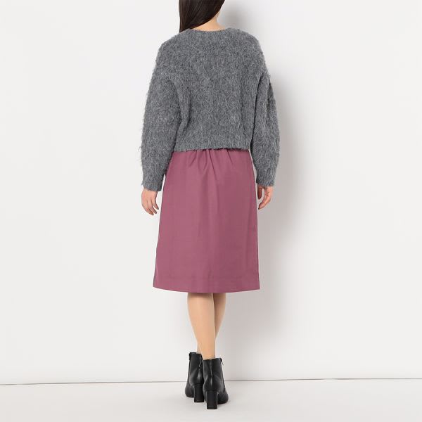 Dカンベルト付きタイトスカート