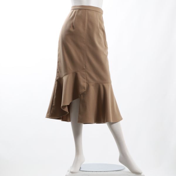 イレギュラーヘムマーメイドスカート