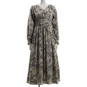 花柄カシュクールデザインワンピース