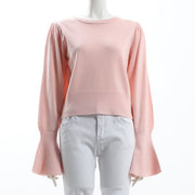 キャンディースリーブクルーネックニット